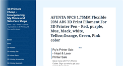 Desktop Screenshot of 3dprinterscheap.com