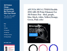 Tablet Screenshot of 3dprinterscheap.com